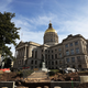 The Georgia State Capitol is seen on January 06, 2021, in Atlanta, Georgia.
